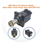 BMV sorozatú BMV-400-4-TD 400 köbcentis hidraulikus orbitális motor 4 csavaros karimával, kúpos tengellyel és BSP-porttal